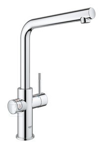 System gotujący wodę Grohe Red Duo kuchenny, chrom, bateria i