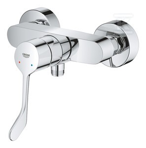 Bateria wannowa Grohe Eurosmart jednouchwytowa, chrom, montaż ścienny natynkowy, głowica