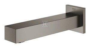 Wylewka wannowa EuroCube, brushed hard graphite, 170 mm