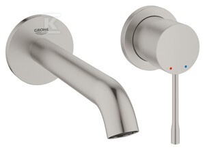 Bateria umywalkowa Grohe Essence 2-otworowa, jednouchwytowa rozmiar M, stal nierdzewna,