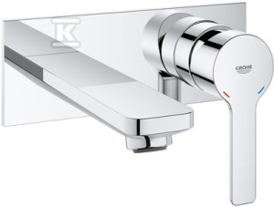 Bateria umywalkowa podtynkowa Lineare M 2-otworowa chrom