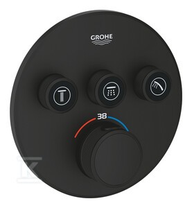 Grohtherm SmartControl - podtynkowa bateria termostatyczna do obsługi trzech wyjść