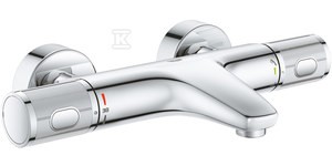 Grohtherm 1000 Performance Bateria wannowa z termostatem, chrom, blokada bezpieczeństwa
