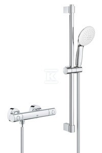 Prysznicowa bateria termostatyczna Grohtherm 800 Cosmopolitan chrom, blokada bezpieczeństwa SafeStop,