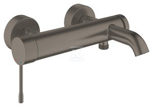 Bateria wannowa Grohe Essence jednouchwytowa, brushed hard graphite, montaż ścienny