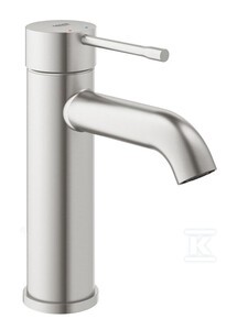 Bateria umywalkowa Grohe Essence jednouchwytowa, rozmiar S, stal nierdzewna, ogranicznik