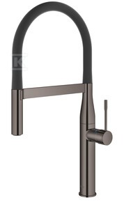 Bateria zlewozmywakowa Essence jednouchwytowa, hard graphite, kąt obrotu wylewki 360