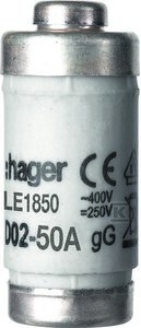Wkładka topikowa D02 gG 50A 400VAC    LE1850