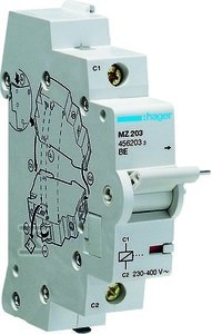 Wyzwalacz prądu roboczego do wył. nadmiarowopr., 110-130V DC/230-415V AC o