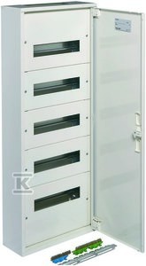 Rozdzielnica natynkowa z zaciskami PE/N 5R/60M (5x12) I kl. IP30