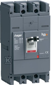 Rozłącznik mocy h3+ P630 3x630A    HCW630AR w