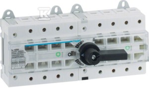 Przełącznik modułowy I-O-II 4P 125A    HI406R w