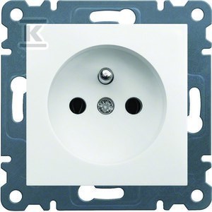 LUMINA Gniazdo 2P+E, 230V/16A, biały    WL1020 w
