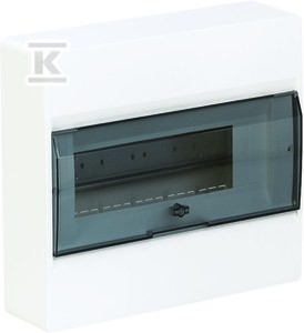 Rozdzielnica COSMOS 1x12M n/t, IP40, drzwi transparentne