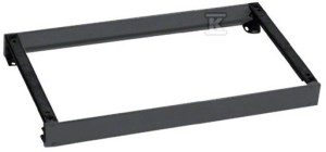 Cokół do szaf stojących IP41, RAL 9005 100x600x400 (WxSxG) o