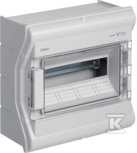 Rozdzielnica n/t IP65 odporna na UV bez przetłoczeń 1R/12M (1x12)