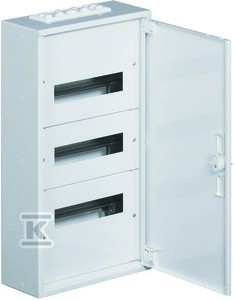 Rozdzielnica natynkowa z zaciskami PE/N 3R/36M (3x12) I kl. IP30