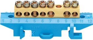 Listwa przyłączeniowa z cokołem neutralna 3x16 + 4x10 mm2 o