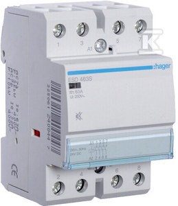 Stycznik cichy 24VAC 4NO 63A AC-7a/b    ESD463S