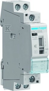 Stycznik cichy z możliwością sterowania ręcznego 230VAC 1NO 25A AC-7a/b