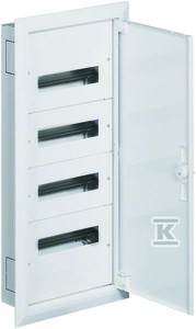 Rozdzielnica podtynkowa z zaciskami PE/N 4R/48M (4x12) I kl. IP30
