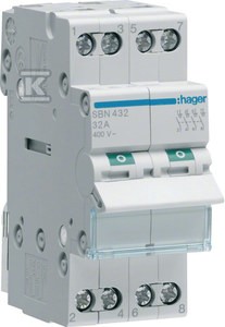 Rozłącznik izolacyjny modułowy 4P 32A 400V    SBN432
