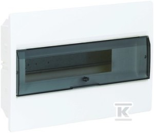 Rozdzielnica COSMOS 1x18M p/t, IP40, drzwi transparentne