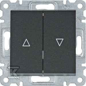 LUMINA Łącznik żaluzjowy bistabilny, czarny    WL0313 w
