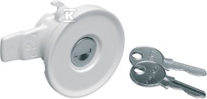 Zamek cylindryczny nr 1242E, Uuniwersalny do szaf IP44