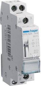 Przekaźnik bistabilny 24VAC/12VDC 2NO 16A    EPN524 w