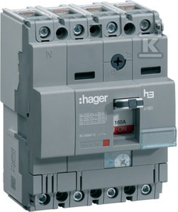 Wyłącznik mocy x160 4P 40kA 160A    HNA161H