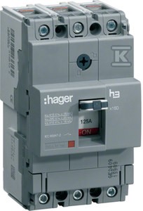 Wyłącznik mocy x160 3P 25kA 160A    HHA160H