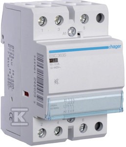 Stycznik cichy 230VAC 3NO 63A AC-7a/b    ESC363S