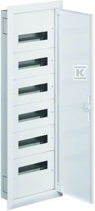 Rozdzielnica podtynkowa z zaciskami PE/N 6R/72M (6x12) I kl. IP30