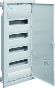 Rozdzielnica podtynkowa 4R/48M II kl IP30, QC, VDE