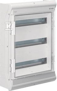 Rozdzielnica n/t IP65 odporna na UV bez przetłoczeń 3R/54M (3x18)
