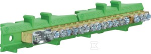 Listwa przyłączeniowa z cokołem ochronna 1x25 + 8x16 + 8x10