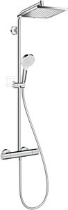 Komplet prysznicowy Hansgrohe Crometta E 240 1jet EcoSmart z termostatem