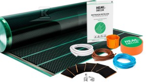 Zestaw folii grzewczej HD-G 140 W/m², szerokość 100 cm -