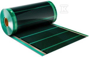 Folia grzewcza HD-G 80 W/m² - szerokość 50 cm -