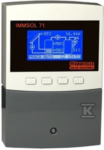 Regulator IMMSOL 71 do sterowania pracą kolektora słonecznego