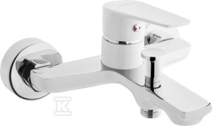 Bateria wannowa Dokos biały/chrom   &nbsp;BW-19-002-V