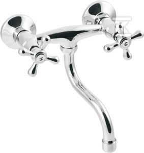Bateria umywalkowo-zlewkozmywakowa Roma chrom   &nbsp;BC-22-00S-L