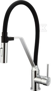 Bateria zlewozmywakowa Terra czarna   &nbsp;BZ-54-L04-D