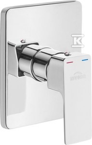 Bateria natryskowa podtynkowa 1-funkcyjna Nyks Chrom   &nbsp;BP-28-001-A
