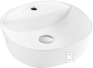 Umywalka nablatowa PARLA biały   &nbsp;CE-41-001-C