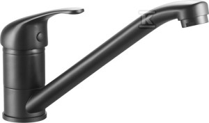 Bateria zlewozmywakowa niska MITRIS czarny   &nbsp;BZ-79-004-A w