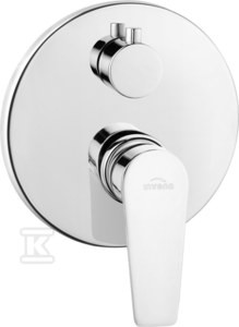 Bateria natryskowa podtynkowa 2-funkcyjna Dokos chrom   &nbsp;BP-19-CO2-A