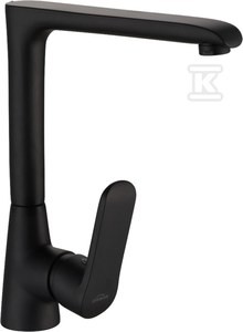 Bateria zlewozmywakowa Siros czarna   &nbsp;BZ-90-L04-A