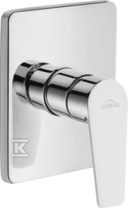 Bateria natryskowa podtynkowa 1-funkcyjna Dokos Chrom   &nbsp;BP-19-CK1-A